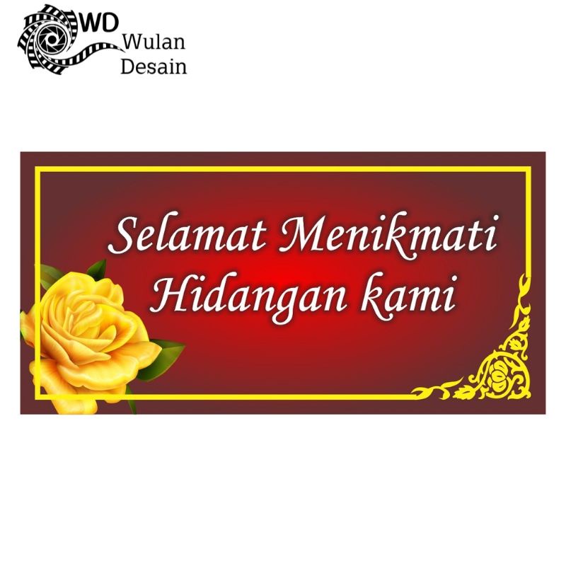 

Stiker Label Nasi box selamat menikmati terimakasih Bentuk kotak Sudah cutting siap tempel