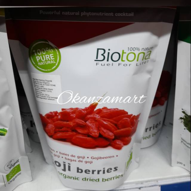 

Biotona Organic Dried Goji Berries 250gr