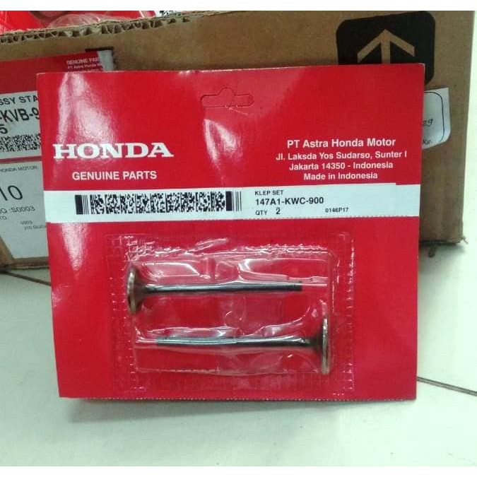 KLEP SET IN EX CS1 CS ONE Asli Honda 147A1KWC900