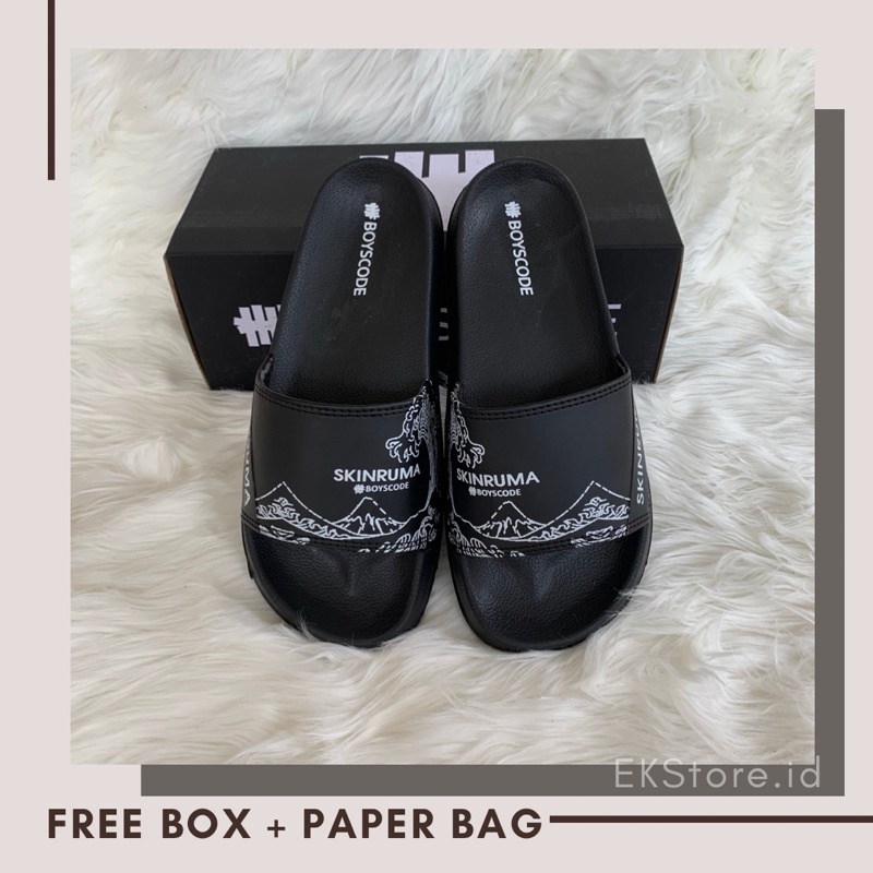 SANDAL SLOP PRIA BOYSCODE SKINRUMA SERIES / SENDAL FLIP FLOP PRIA WANITA BERKUALITAS TYPE 33