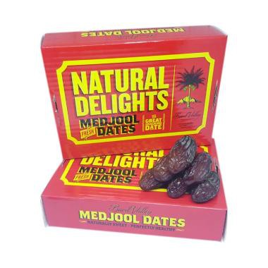 

Kurma MEDJOOL Natural Delight Date 907gr. Medjool Dates. Lezat & Sehat.