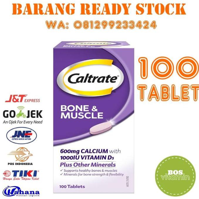 Caltrate Bone & Muscle - 100 tablet ORIGINAL