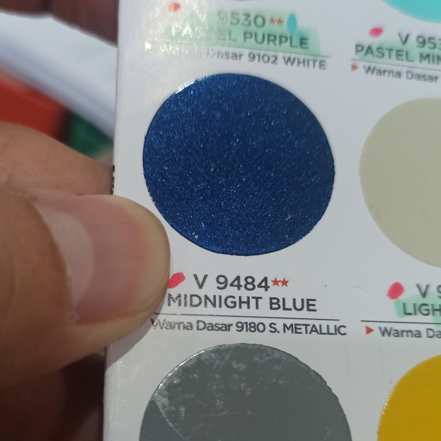 DITON PREMIUM ** V 9484 MIDNIGHT BLUE VESPA Biru Cat Semprot Pylox