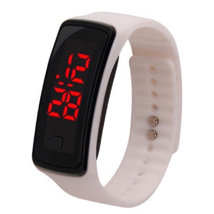✅COD JT002 Jam Tangan Led Digital Watch Pria Wanita Fashion Sport Keren Souvenir Import-Var 1 Putih