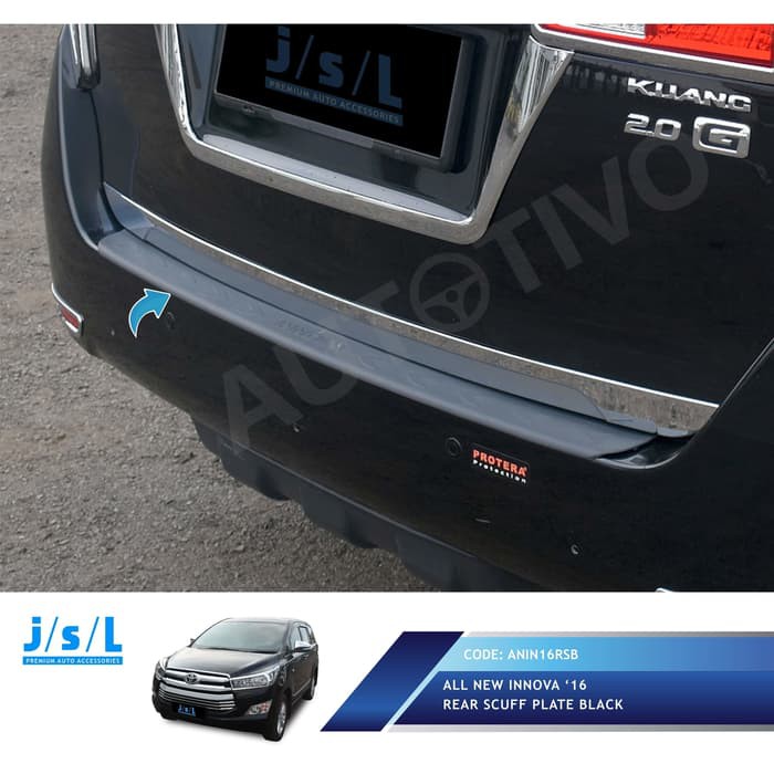 New JSL Sillplate Belakang Innova Reborn Silplate Hitam Original JSL