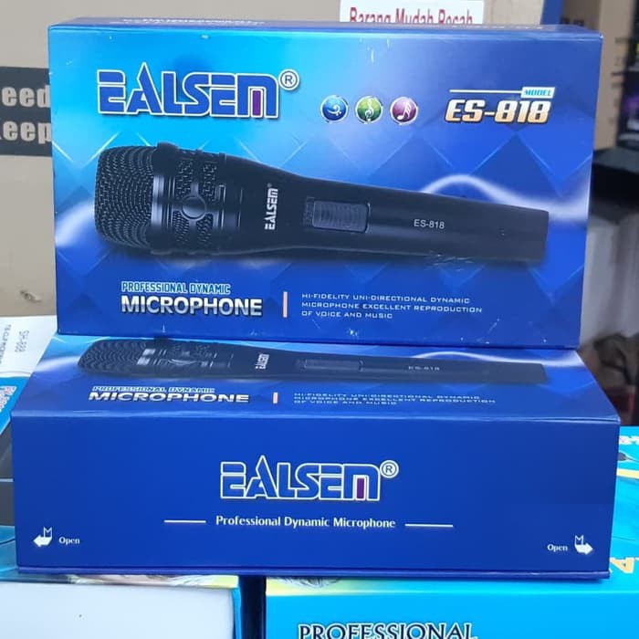 MIC EALSEM 818 CABLE ORIGINAL TERBAIK UTK KARAOKE CAFE DAN CLUB
