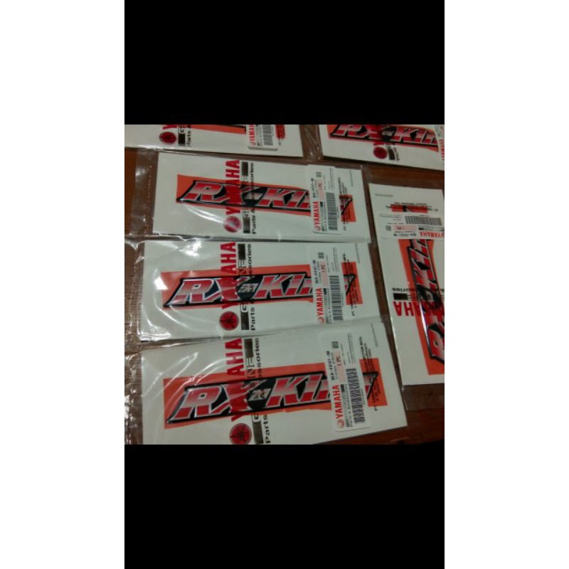 EMBLEM RX KING 2004 PADA BOX TUTUP AKI ORIGINAL