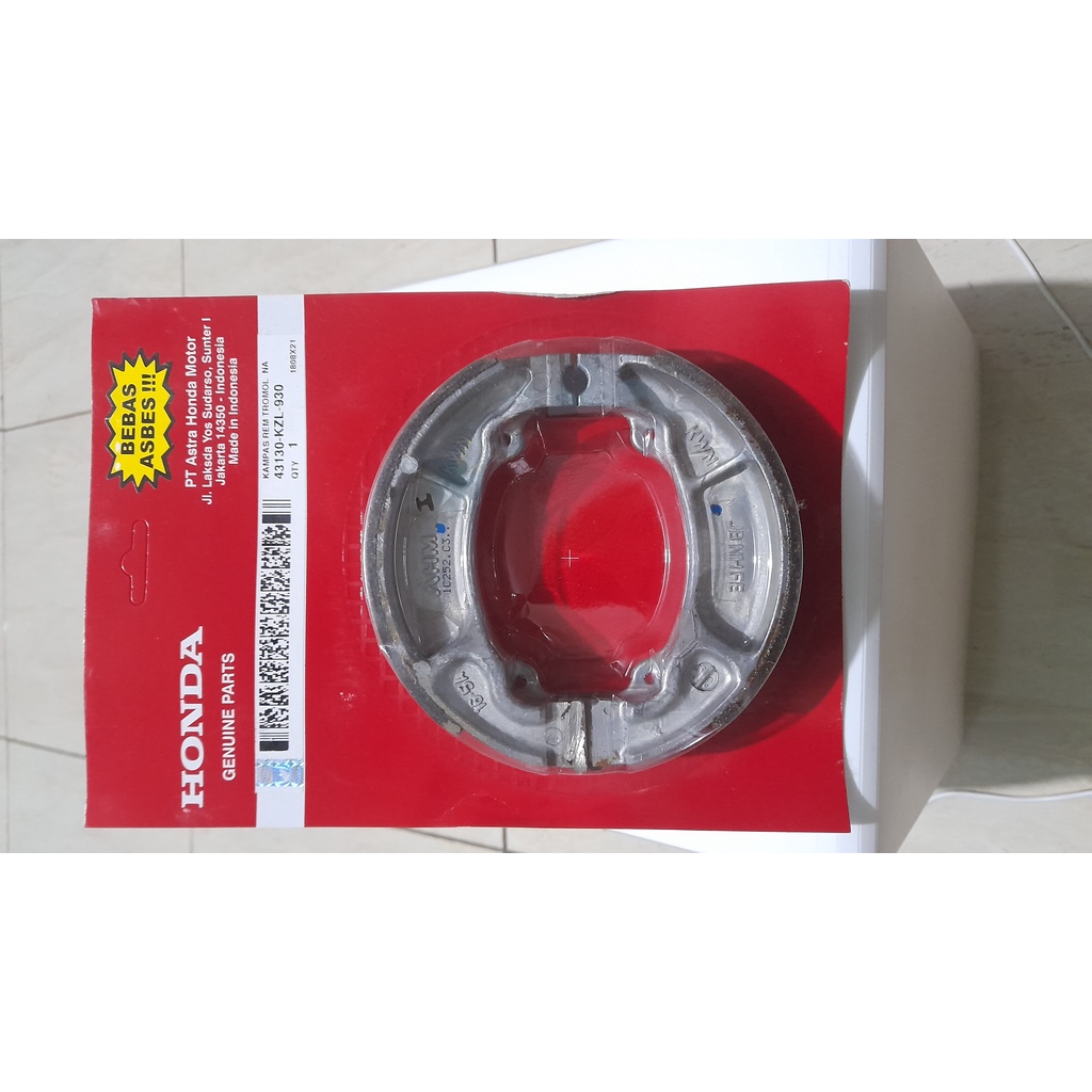 Kampas rem Honda vario / Kampas rem blakang original Honda matik/ Kampas rem original Honda Beat / K