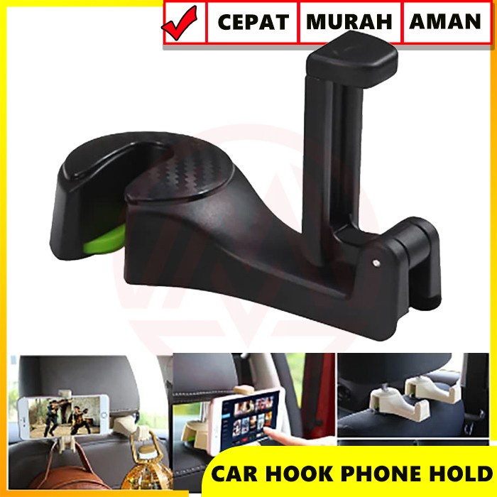 Car Holder 2 in 1 - Gantungan Jok Mobil Serbaguna 2PCS