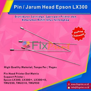 Pin Jarum Print Head Original Printer Epson LX300 LX300+II LX-300 LX310 LX-310 TM-u220 TMU220