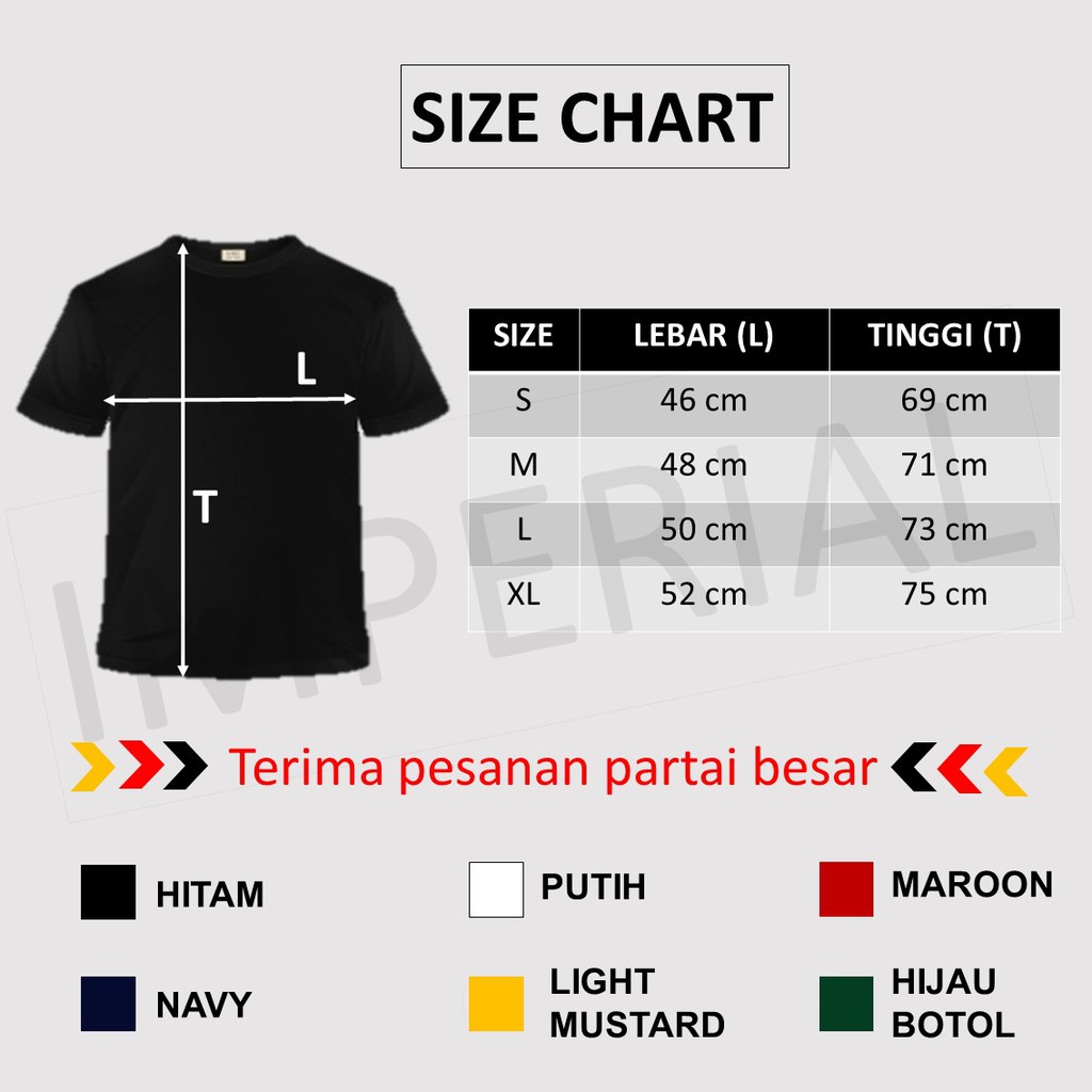 Kaos Polos Cotton Combed 30s O neck Unisex Lengan Pendek/ Cowok Cewek