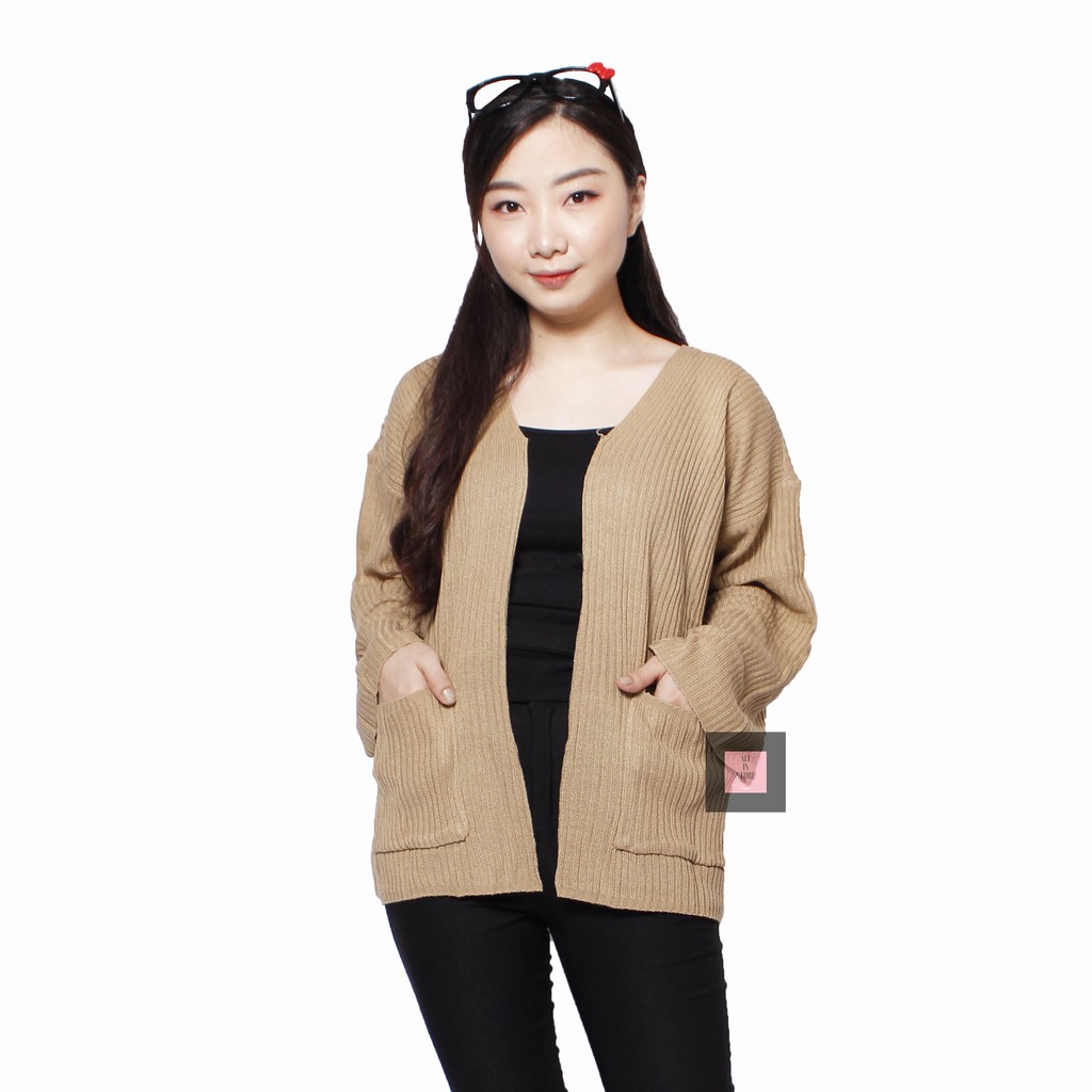 Cardigan / LOOCY / Oversize Cardy / Atasan Cardy Rajut / Outwear / Kardigan Wanita-7
