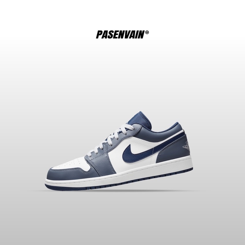 Air Jordan 1 Low Steal Blue GS 100% Original