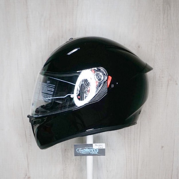AGV K3 SV Solid Black Mett / AGV K3SV / HELM FULL FACE / ORIGINAL 100% / AGV ORIGINAL