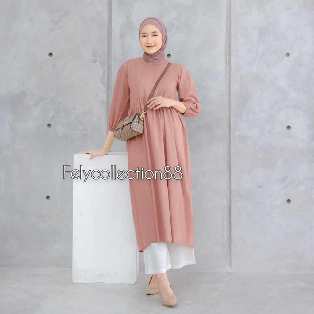 HARUMI MIDRESS PREMIUM //  DRESS MUSLIM WANITA TERBARU