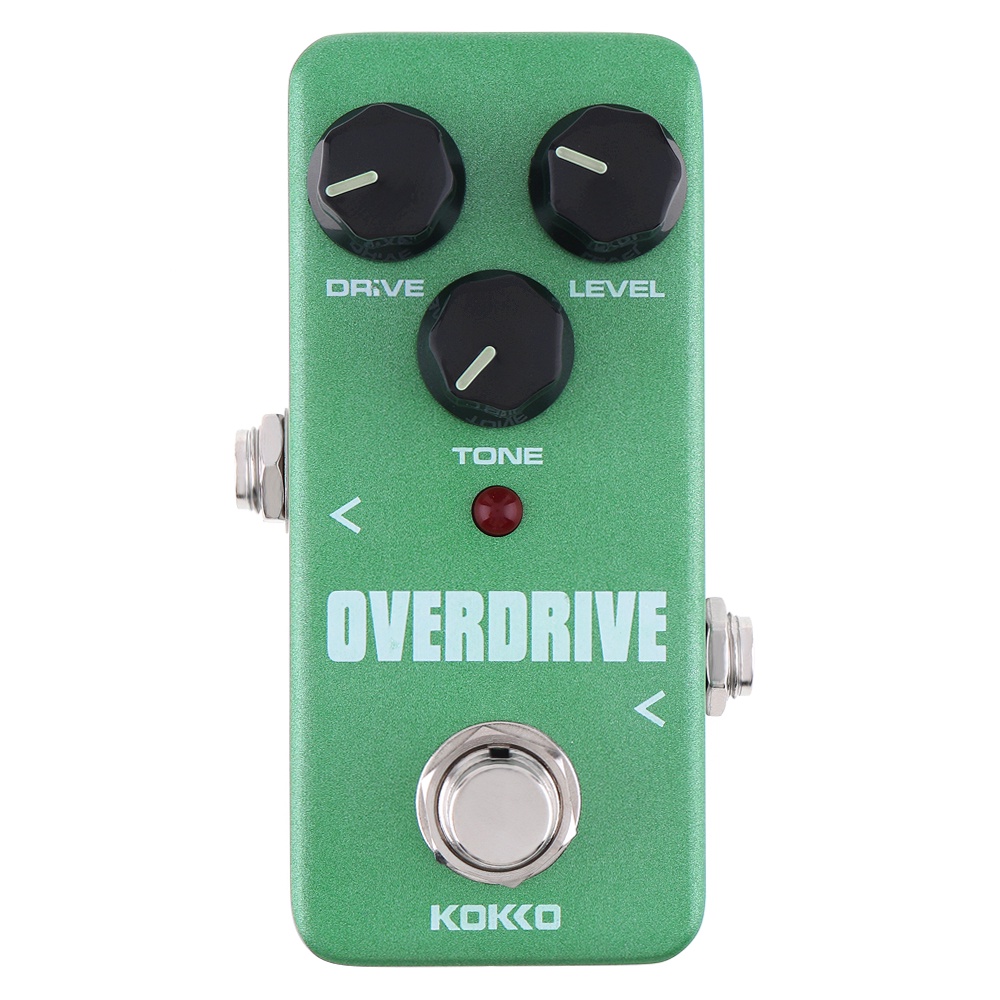 Kokko Pedal Efek Gitar Bass Elektrik Overdrive Delivers Natural Overdrive Sound True Bypass Full Metal