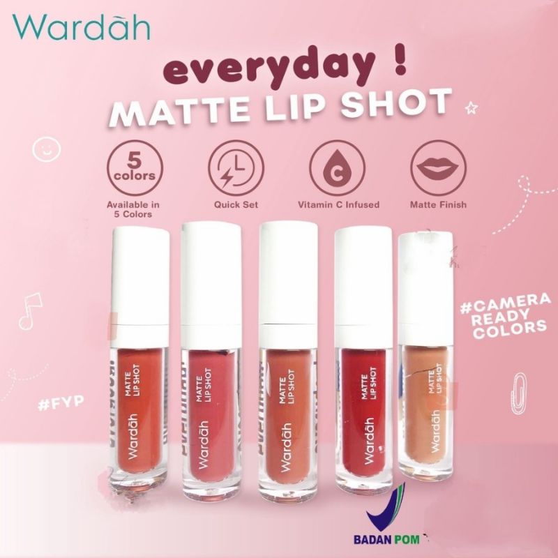 (New) Wardah Every Day Matte Lip Shot