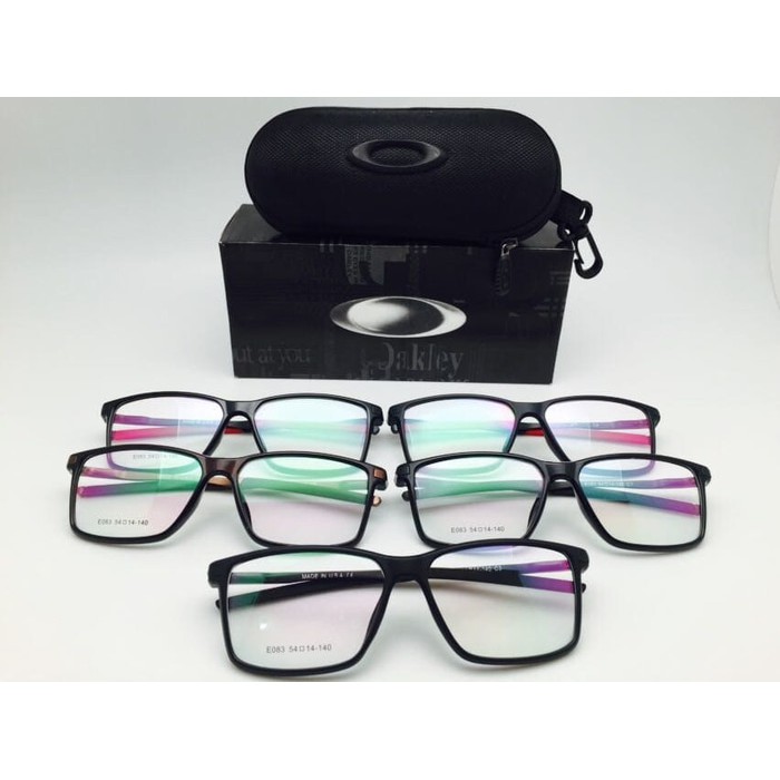 Frame Kacamata Pria Photocromic Sporty Plus Minus Anti Radiasi Ox083 Diskon