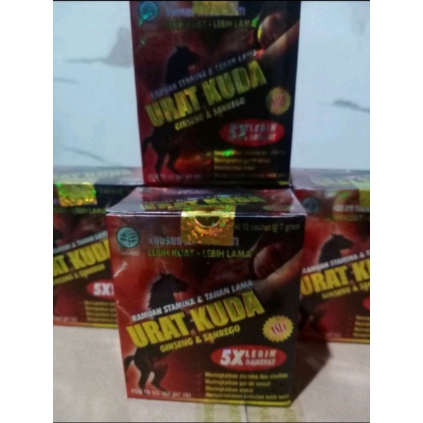 Urat kuda jamu original 100% isi 10 sachet