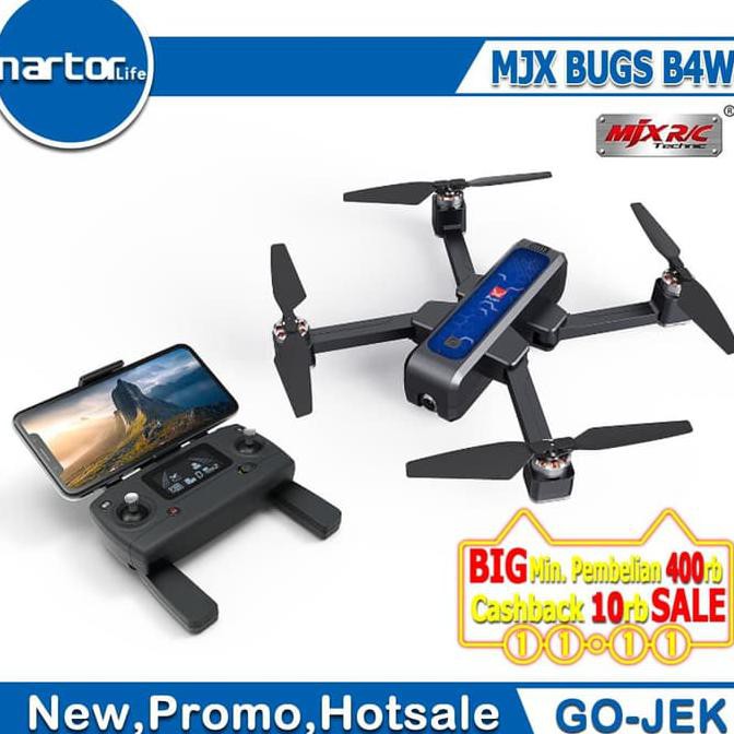 Drone Mjx Bugs 4 W B4W 4W 5G GPS FVP 2K Camera HD FOLLOW ME ANTI SHAKE