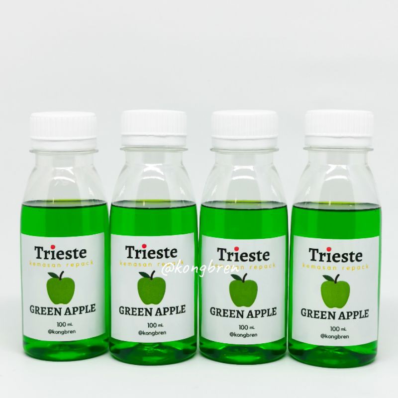 Sirup Apel Trieste 100 ml - Trieste Syrup Green Apple 100ml