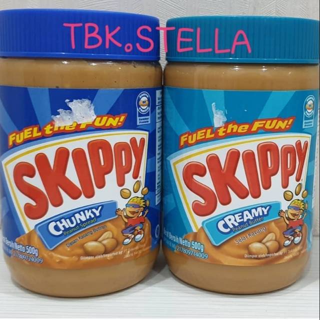 

SELAI SKIPPY CREAMY / CRUNCHY 500 GR