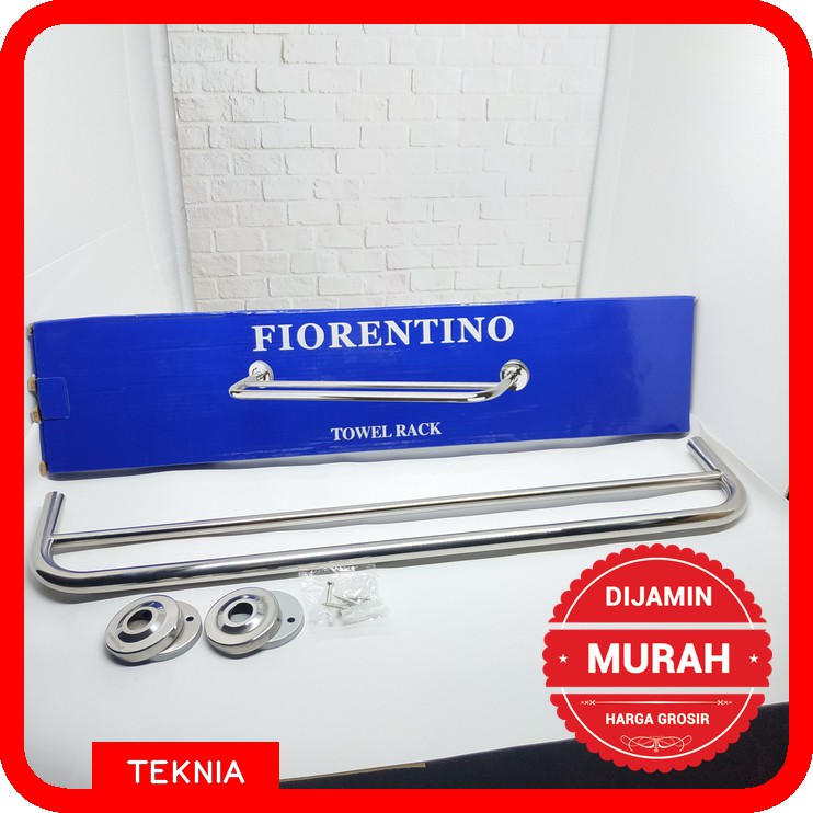 Rak Handuk Fiorentino 2 Baris 60 cm / Towel Rack Fiorentino