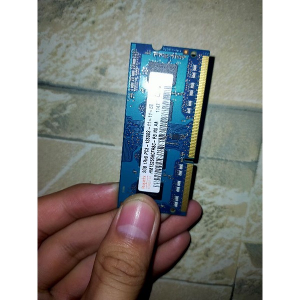 RAM LAPTOP HYNIX DDR3 2GB 12800/1600MHz ORIGINAL RAM SODIMM 1.5v 8GB SECOND