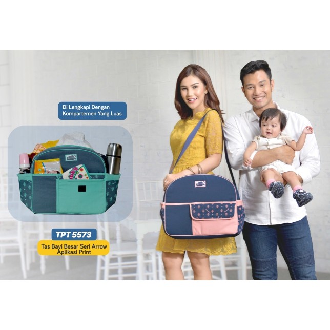 TAS BAYI BESAR SNOBBY ARROW SERIES  APLIKASI PRINT TPT 5573
