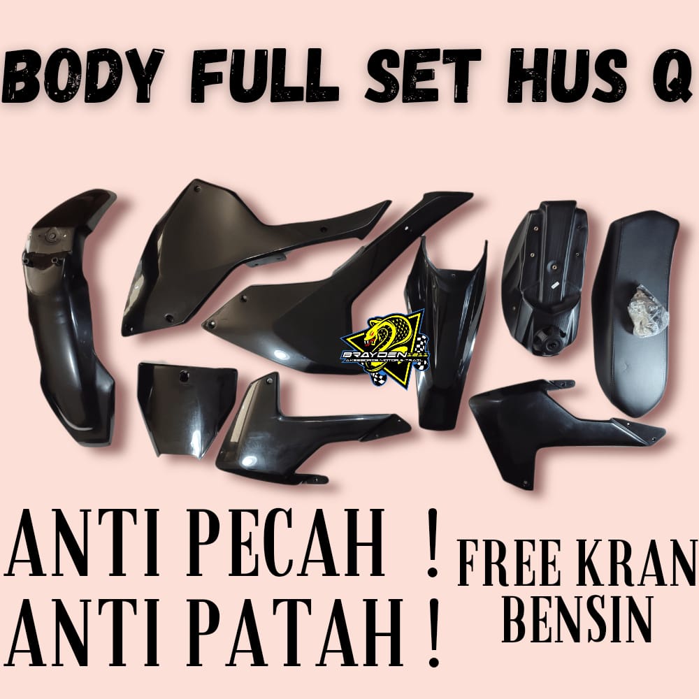 BODY SET FULL HUSQVARNA TANGKI DAN JOK