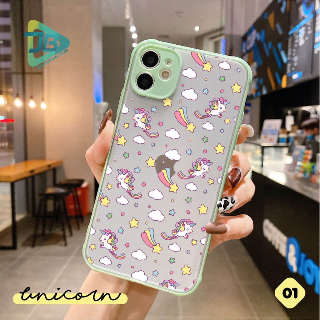 Softcase choice UNICORN Realme C1 C2 C3 2 5 5I 5S 2 6 7 C17 7i C11 C12 C15 NARZO 20 PRO JB2417