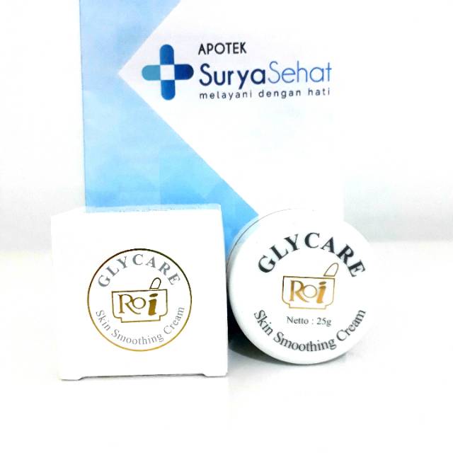 GLYCARE skin Smoothing Cream 25 gram Roi Surya - Pencerah Kulit - Pre Peel Cream - Krim Malam