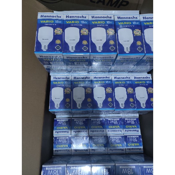 hannochs Vario LED 18 w ,E27 warna PUTIH 6500 K