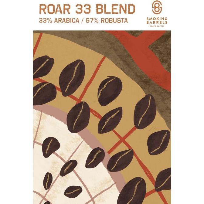 

Kopi- ROAR 33 BLEND 1KG -Dark Roast Biji Kopi Bahan Es Kopi Susu -Biji-Kopi.