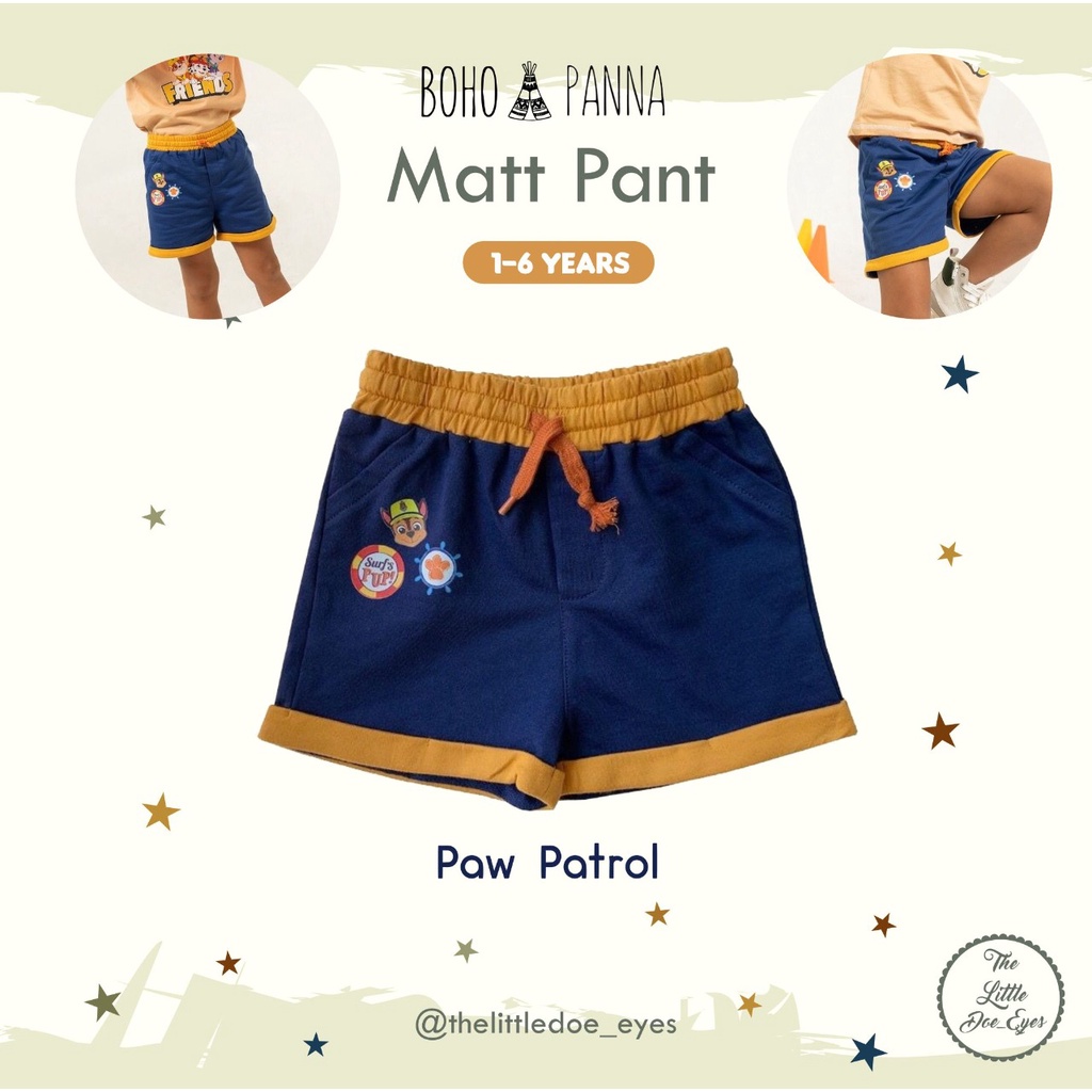 Bohopanna Matt Pant Celana Pendek Anak