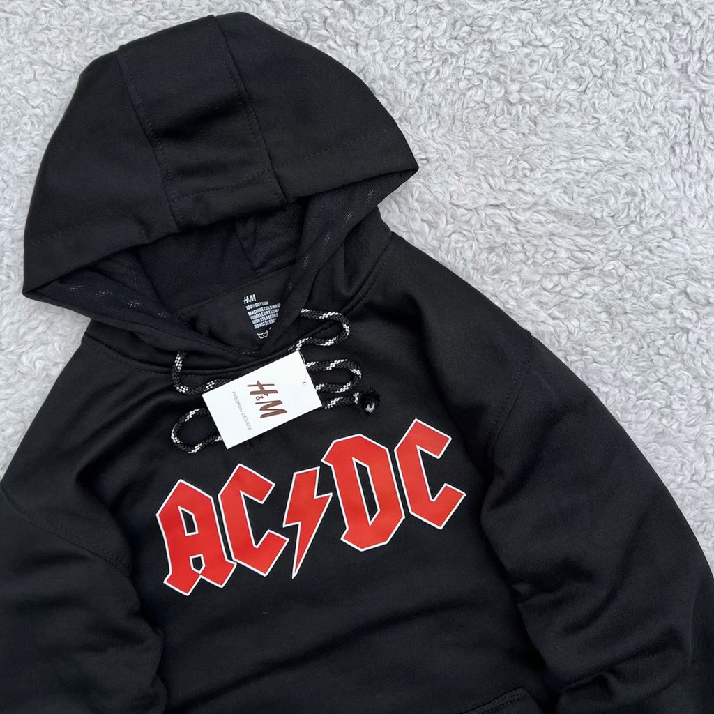 Hoodie Pria Jumper AC DC Warna Hitam Size M-XL (Pria &amp; Wanita) / Hoodie Ac dc Wanita dan Pria / Sweater Pria Terbaru 2021 / Sweater Laki Laki / Sweater Pria Distro