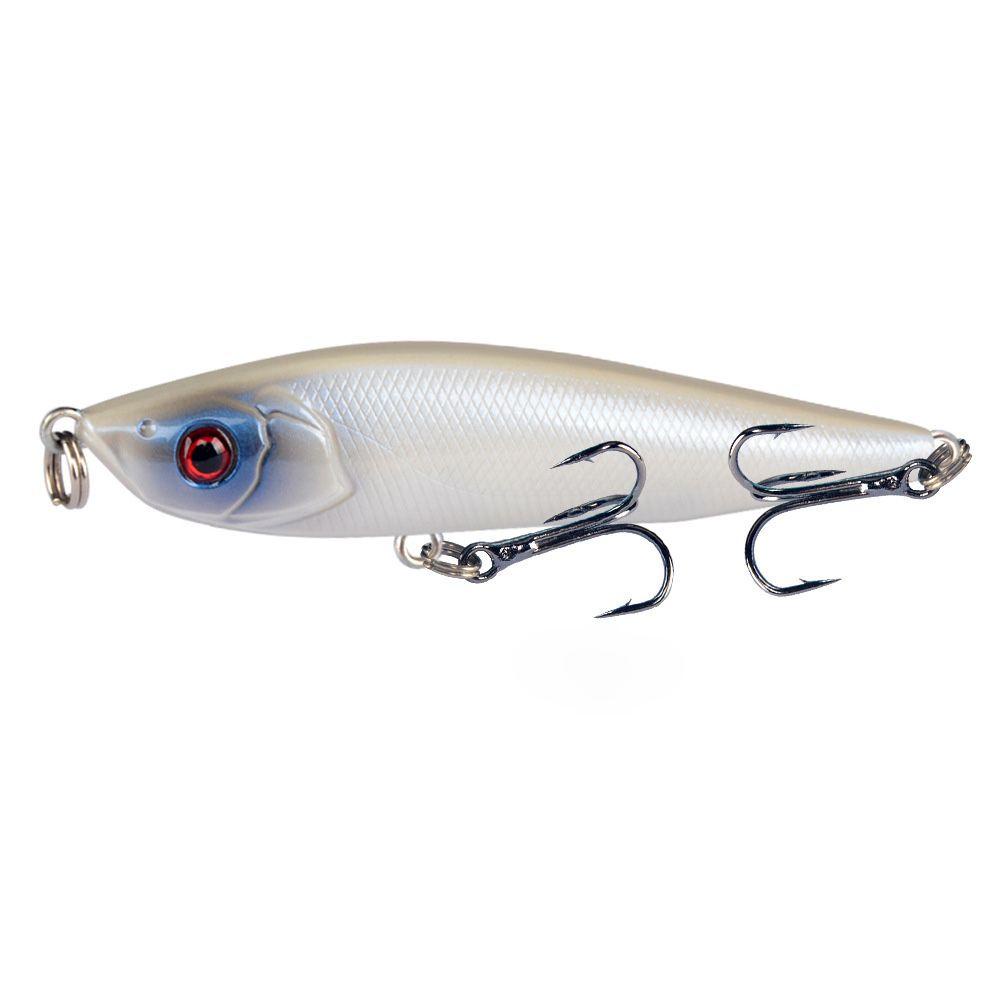 TOP Umpan Tenggelam 8cm /14g Bergaris Bass Air Tawar Wobbler Lures