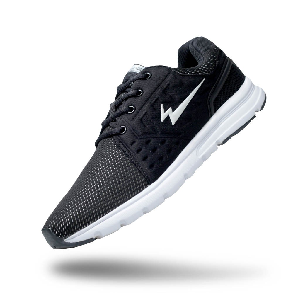  Sepatu  Eagle  Sanchez Black White Running Shoes Shopee 