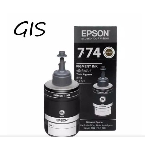 Tinta EPSON 774 Black Original Ink Refill Printer M100 HITAM T7741 BK