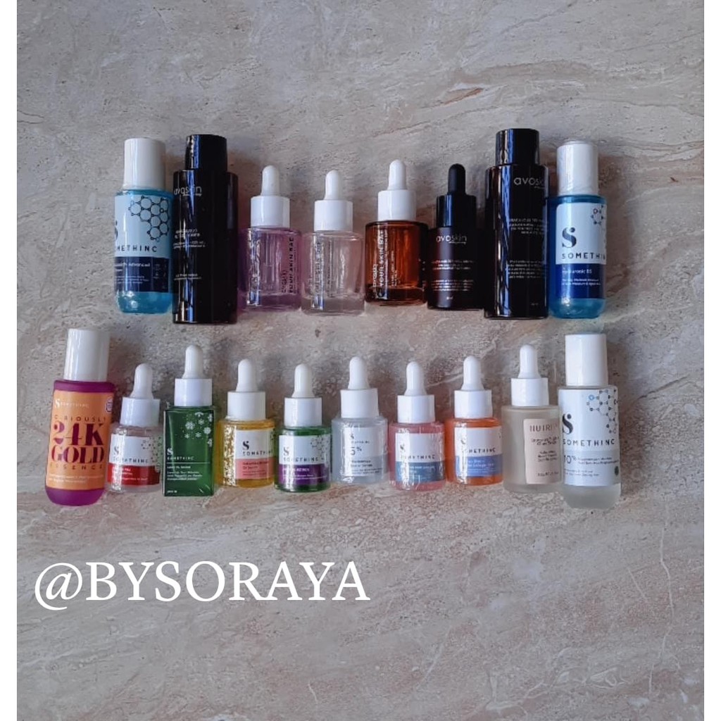 BOTOL KOSONG BEKAS SKINCARE PARFUME with BOX BATCH 2