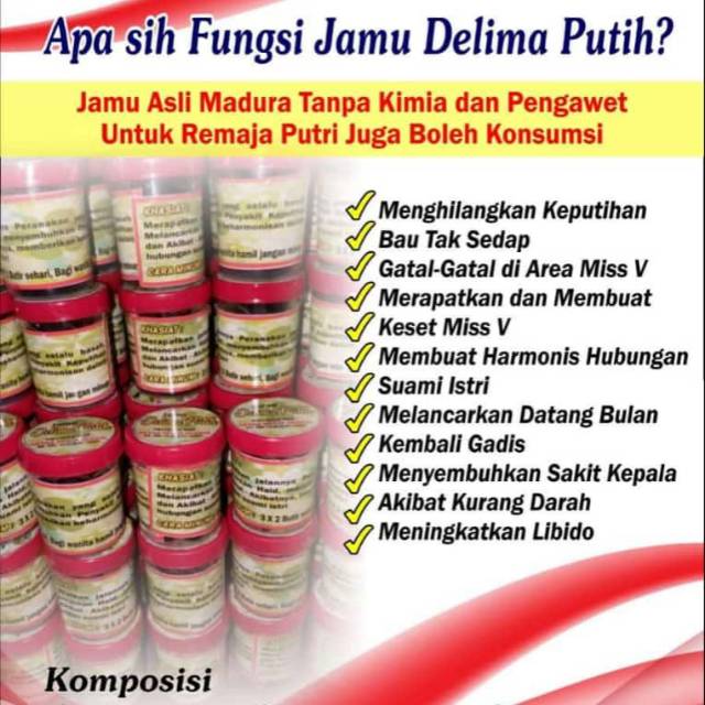 

Jamu Delima Putih Asli Madura