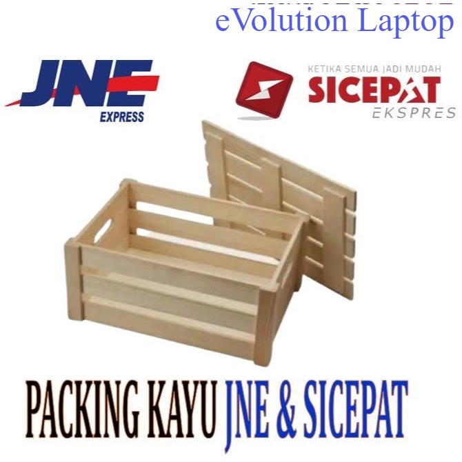 Packing Kayu JNE DAN SICEPAT Untuk Pembelian Laptop