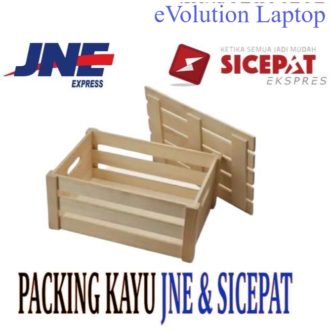 Packing Kayu JNE DAN SICEPAT Untuk Pembelian Laptop