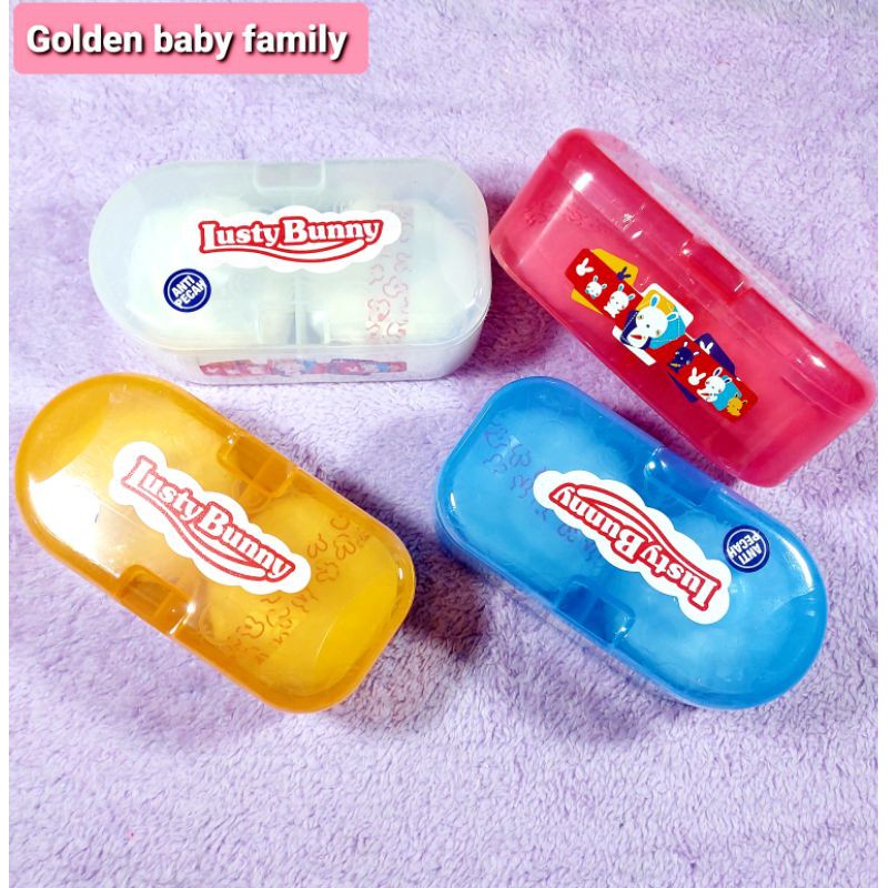Lusty Bunny TB-1528 Tempat Bedak Double Anti Pecah - SEKAT DUA