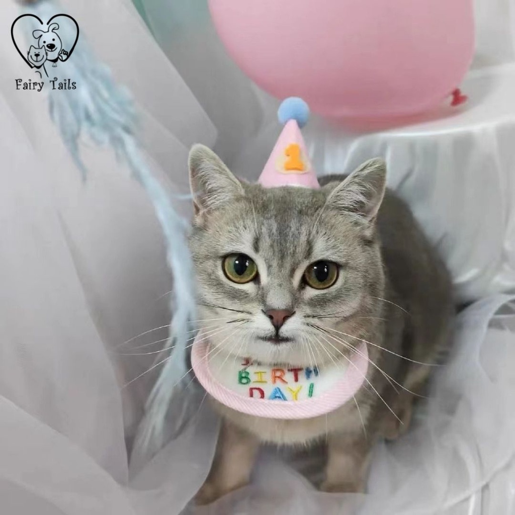 Bib / Slabber Kain Pesta Ulang Tahun Ultah Untuk Anjing dan Kucing / Bib for Birthday Party Pet Dog and Cat