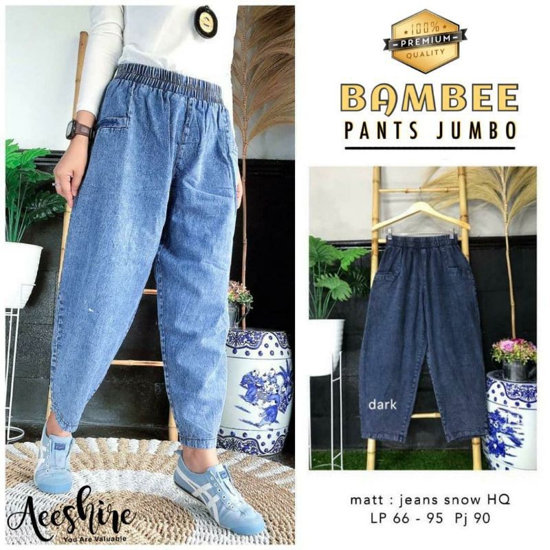 Celana Wanita Jeans Snow Baggy Cois Willow Pants Terbaru Fashion Masakini