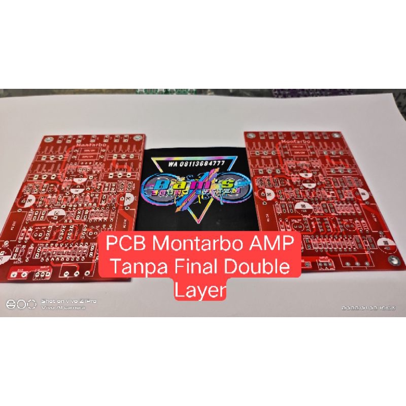 PCB Montarbo AMP Tanpa Final Double Layer