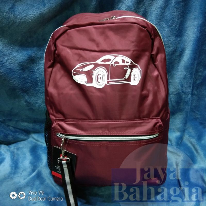 Ransel Anti Air CHR Tas Sekolah Kerja Waterproof Pria Wanita Tebal