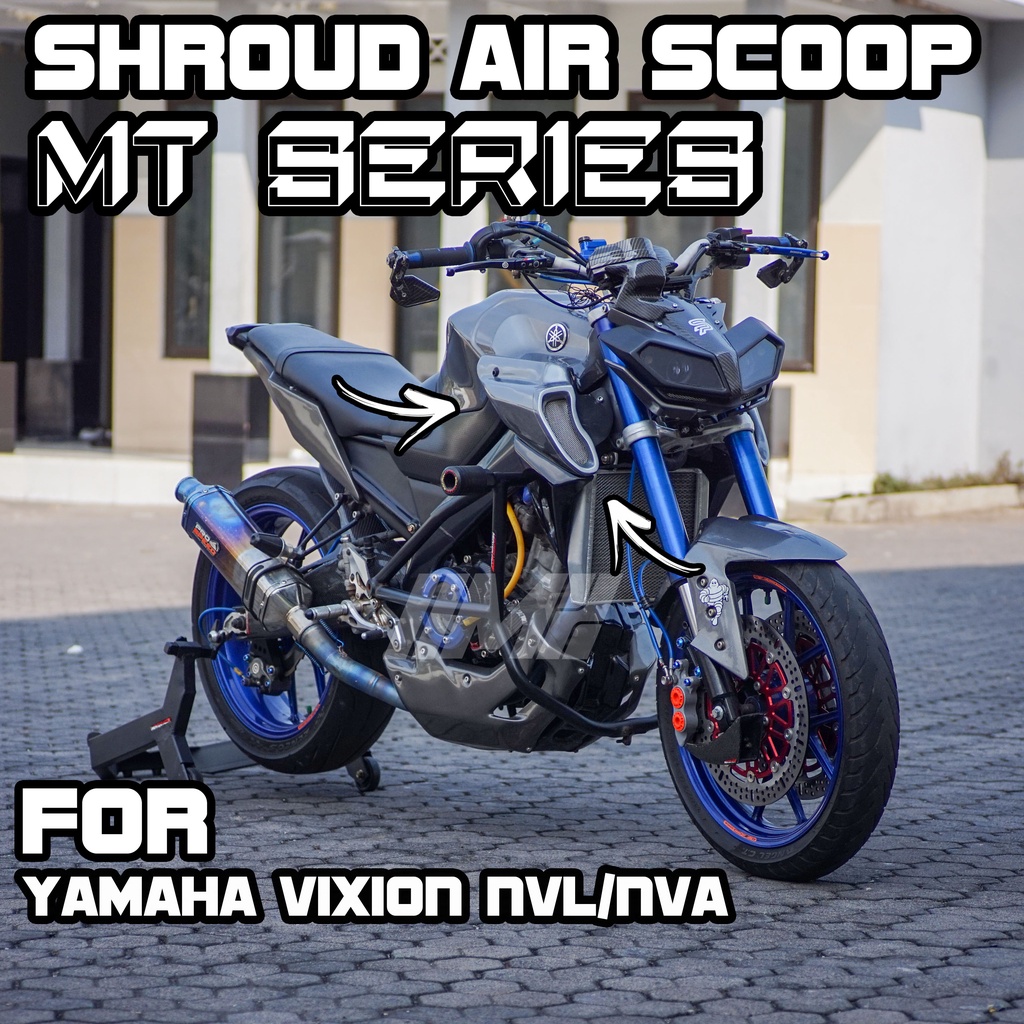 Shroud atau Sayap Yamaha Vixion ala MT-10/MT09