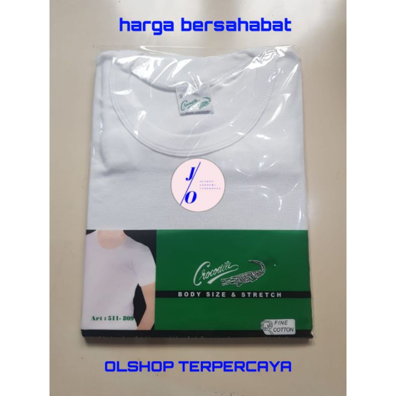 OBLONG KAOS PRIA Oblong crocodile 809 original / grosir pakaian murah fashion pria/agen baju pria po